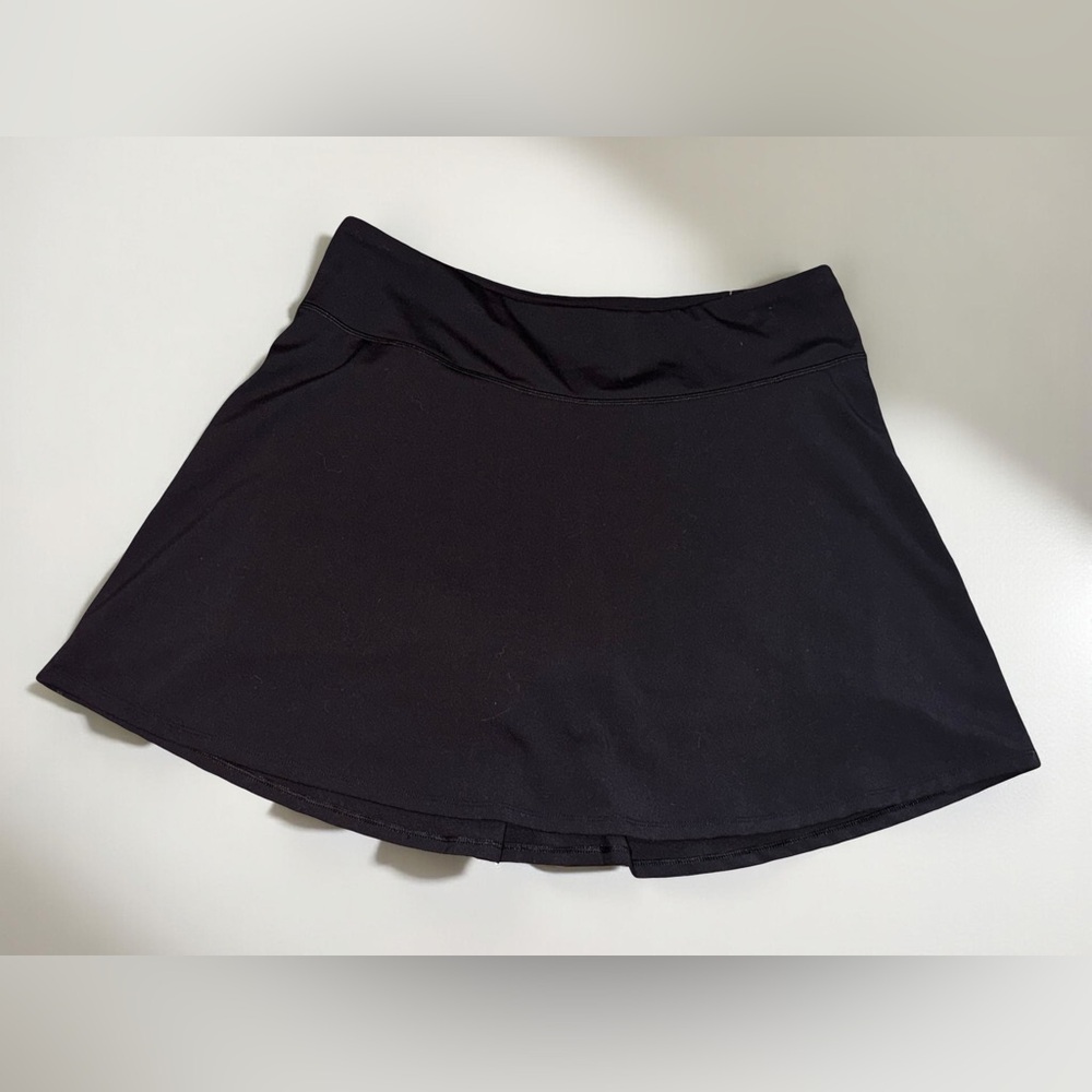 Maurices Black Mini Skort built in shorts stretchy XL